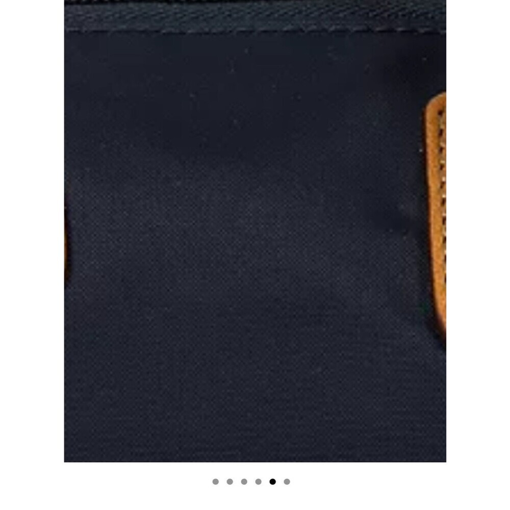 Bric's ❤️✈️X-Bag Large Sportina Shopper Navy Tote with Tan Leather Handles bag - Picture 6 of 16